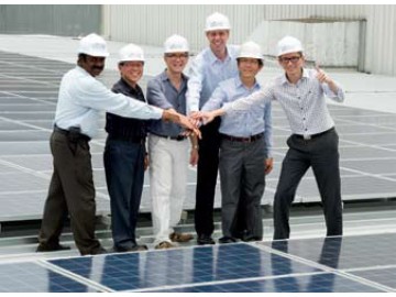 SolarGy joins K-Green Trust to cheer the completion of their 1 MW project 